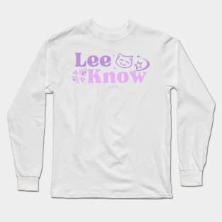 Lee Know - Stray Kids Long Sleeve T-Shirt